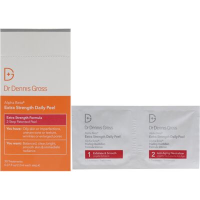 Dr Dennis Gross Skincare Alpha Beta Extra Strength Daily Peel (5 pcs.) - 30 pcs. Dr Dennis Gross Skincare Alpha Beta Extra Strength Daily Peel (5 pcs.) - 30 pcs.