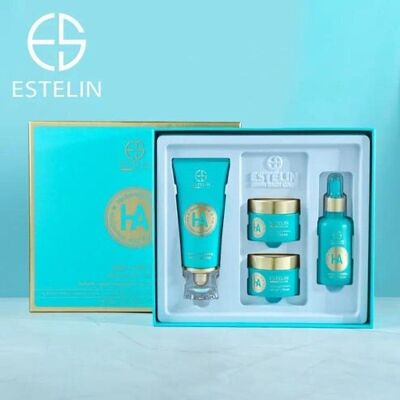 Unbranded Estelin Hyaluronic Acid Hydrating & Vitalizing - Facial Cleanser, Serum, Day & N Unbranded Estelin Hyaluronic Acid Hydrating & Vitalizing - Facial Cleanser, Serum, Day & N