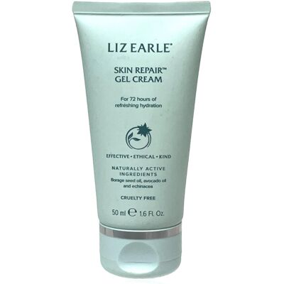 Liz Earle Skin Repair Gel Cream 50ml - 72-Hour Hydration for Oily Skin, Lightwei Liz Earle Skin Repair Gel Cream 50ml - 72-Hour Hydration for Oily Skin, Lightwei