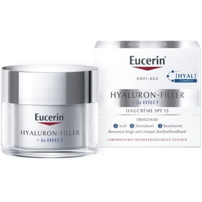 Eucerin Hyaluron-Filler + 3x Effect Day Care SPF15 Dry Skin 50ml Eucerin Hyaluron-Filler + 3x Effect Day Care SPF15 Dry Skin 50ml