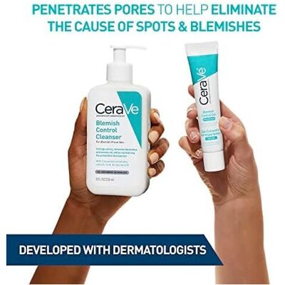 CeraVe Blemish Control Face Cleanser with 2% Salicylic Acid & Niacinamide for Bl CeraVe Blemish Control Face Cleanser with 2% Salicylic Acid & Niacinamide for Bl
