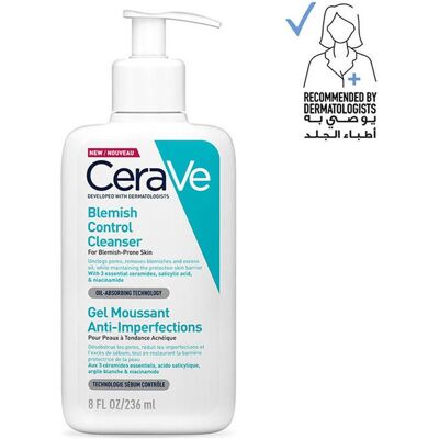 CeraVe Blemish Control Face Cleanser 236ml 2% Salicylic & Niacinamide Acid & Cer CeraVe Blemish Control Face Cleanser 236ml 2% Salicylic & Niacinamide Acid & Cer