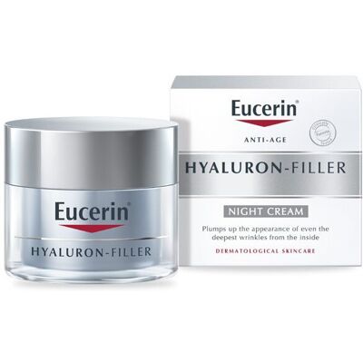Eucerin Hyaluron-Filller Anti Wrinkle Night Cream Skin Regeneration Overnight Fa Eucerin Hyaluron-Filller Anti Wrinkle Night Cream Skin Regeneration Overnight Fa