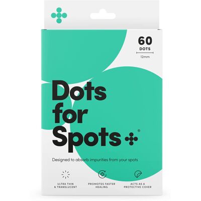 Dots for Spots Acne Patches - Pack of 60 Translucent Hydrocolloid Pimple Patch S Dots for Spots Acne Patches - Pack of 60 Translucent Hydrocolloid Pimple Patch S