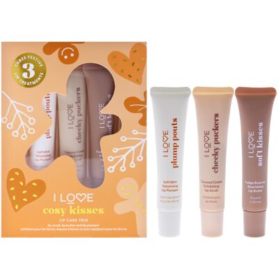 I Love Cosmetics Cosy Kisses Lip Care Set - 3 pcs I Love Cosmetics Cosy Kisses Lip Care Set - 3 pcs