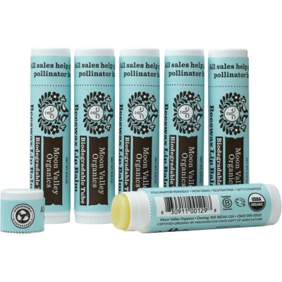 Rose Moon, dba Moon Products Moon Valley Organics Beeswax Lip Balm for Moisturizing Lips and Cuticles COOL MI Rose Moon, dba Moon Products Moon Valley Organics Beeswax Lip Balm for Moisturizing Lips and Cuticles COOL MI