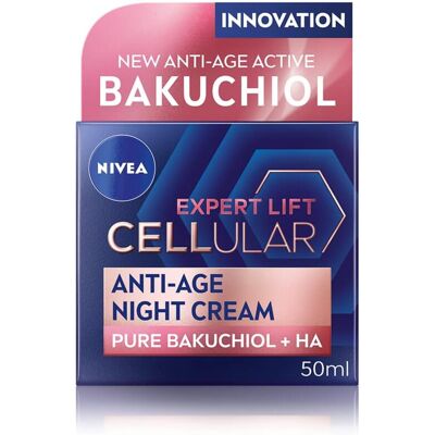 NIVEA Cellular Expert Lift Anti-Age Night Cream (50ml), Anti-Wrinkle Night Cream NIVEA Cellular Expert Lift Anti-Age Night Cream (50ml), Anti-Wrinkle Night Cream