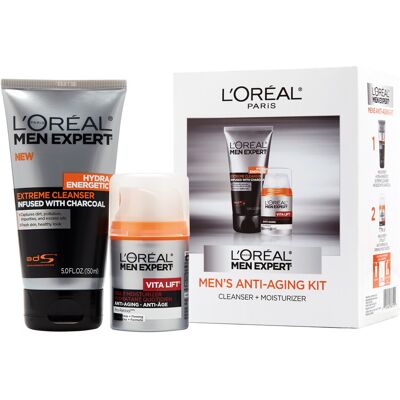 L’Oréal Paris L'Oreal Paris Men Expert Charcoal Facial Cleanser & Anti-Wrinkle & Firming Face L’Oréal Paris L'Oreal Paris Men Expert Charcoal Facial Cleanser & Anti-Wrinkle & Firming Face