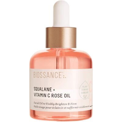 BIOSSANCE Squalane and Vitamin C Rose Oil. Facial Oil to Visibly Brighten Hydra BIOSSANCE Squalane and Vitamin C Rose Oil. Facial Oil to Visibly Brighten Hydra
