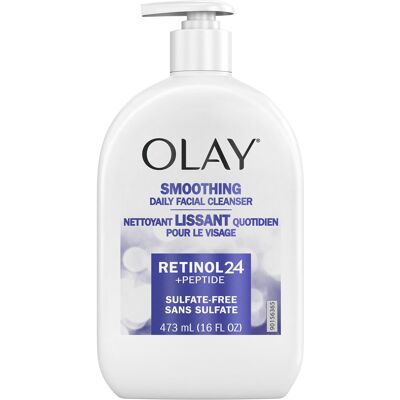 Olay Retinol 24 + Peptide Face Wash Smoothing Sulfate-Free 16 oz Olay Retinol 24 + Peptide Face Wash Smoothing Sulfate-Free 16 oz