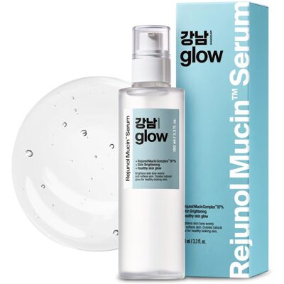 GANGNAM GLOW Rejunol Mucin Serum 3.3floz - 97% Snail Mucin Serum I Panthenol I N GANGNAM GLOW Rejunol Mucin Serum 3.3floz - 97% Snail Mucin Serum I Panthenol I N