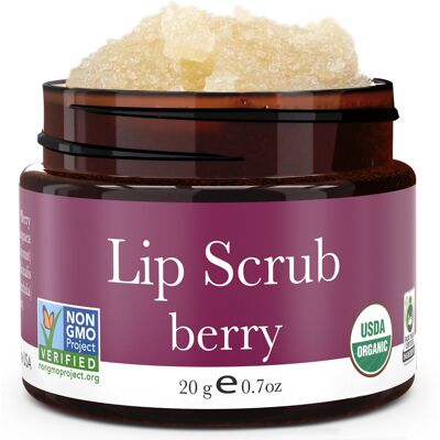 beauty by earth USDA Organic Lip Scrub Berry - USA Made All Natural Lip Exfoliator Stocking Stu beauty by earth USDA Organic Lip Scrub Berry - USA Made All Natural Lip Exfoliator Stocking Stu