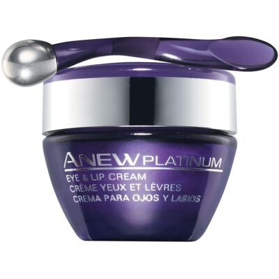 Avon Anew Platinum Eye & Lip Cream 15ml - 0.5oz Dual-Tip Applicator for Cool & Avon Anew Platinum Eye & Lip Cream 15ml - 0.5oz Dual-Tip Applicator for Cool &