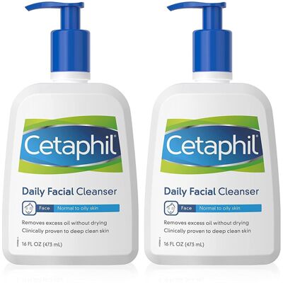 Face Wash by Cetaphil 16 Ounce Pack of 2 Face Wash by Cetaphil 16 Ounce Pack of 2