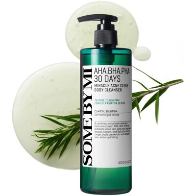 SOME BY MI AHA BHA PHA 30 Days Miracle Acne Clear Body Cleanser 400ml - Korean B SOME BY MI AHA BHA PHA 30 Days Miracle Acne Clear Body Cleanser 400ml - Korean B