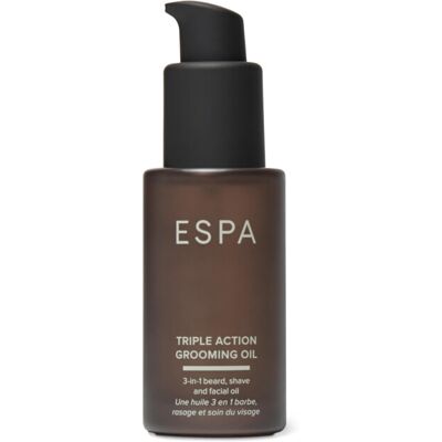 Espa | Triple Action Grooming Oil | 30ml | 3-in-1 Shave Beard & Facial Oil Espa | Triple Action Grooming Oil | 30ml | 3-in-1 Shave Beard & Facial Oil