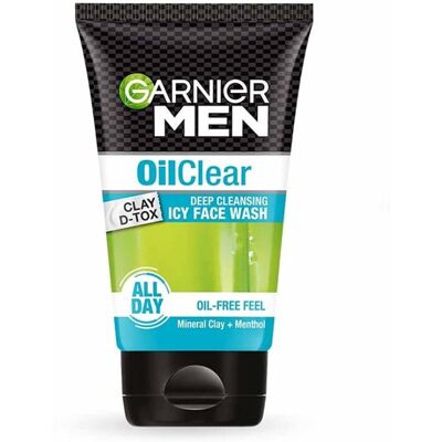 Garnier Men Oil Clear Face Wash 100G 100Gm Garnier Men Oil Clear Face Wash 100G 100Gm