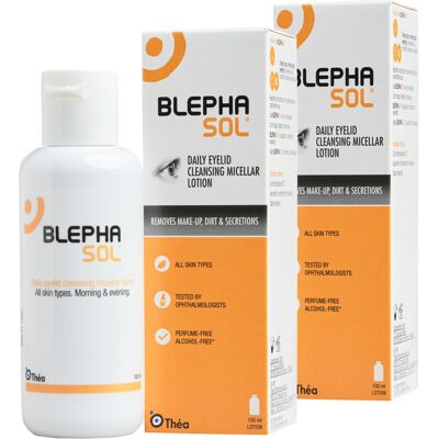 Thea 2 x Blephasol Micellar Eyelid Cleansing Lotion Effective and Gentle Cleansing Thea 2 x Blephasol Micellar Eyelid Cleansing Lotion Effective and Gentle Cleansing