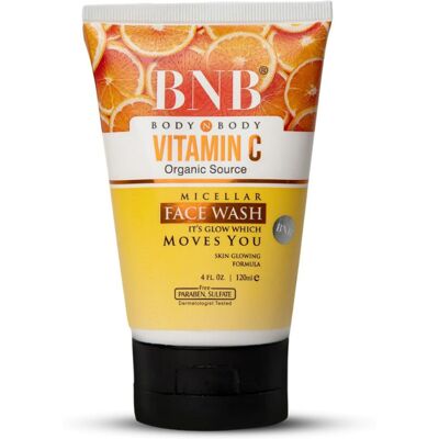 Unbranded BNB Vitamin C Face Wash 120ml Removes impurities & Excess Oil Radiant, Healt Unbranded BNB Vitamin C Face Wash 120ml Removes impurities & Excess Oil Radiant, Healt