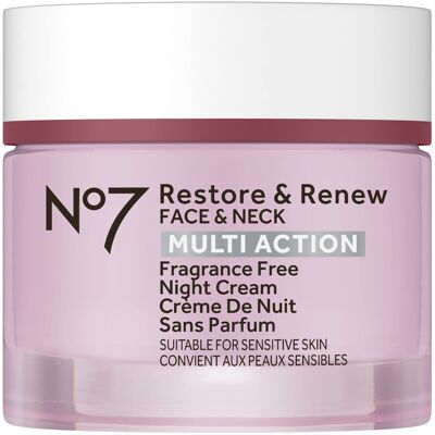 Boots No7 No7 Restore & Renew Multi Action Face & Neck Night Cream - Collagen Peptide Anti Boots No7 No7 Restore & Renew Multi Action Face & Neck Night Cream - Collagen Peptide Anti
