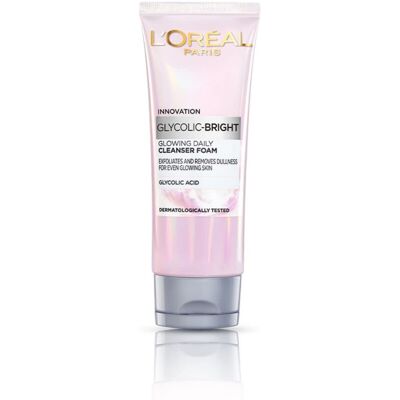 L’Oréal Paris L'Oreal Paris Glycolic Bright Daily Foaming Facial Cleanser 50ml Daily Glowing L’Oréal Paris L'Oreal Paris Glycolic Bright Daily Foaming Facial Cleanser 50ml Daily Glowing