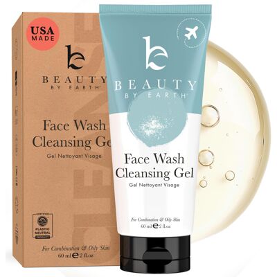 beauty by earth Face Wash - USA Made with Natural & Organic Ingredients Non Toxic Gentle Face C beauty by earth Face Wash - USA Made with Natural & Organic Ingredients Non Toxic Gentle Face C