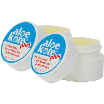 ALOE UP Aloe Kote Plus Medicated Lip Balm - .50 Oz. Jar - With Natural Moisturizing Oils ALOE UP Aloe Kote Plus Medicated Lip Balm - .50 Oz. Jar - With Natural Moisturizing Oils
