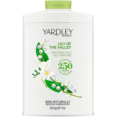 Yardley Lily Of The Valley Perfumed Talc 7 Oz/ 200g for Women By 7 Fl Oz Yardley Lily Of The Valley Perfumed Talc 7 Oz/ 200g for Women By 7 Fl Oz