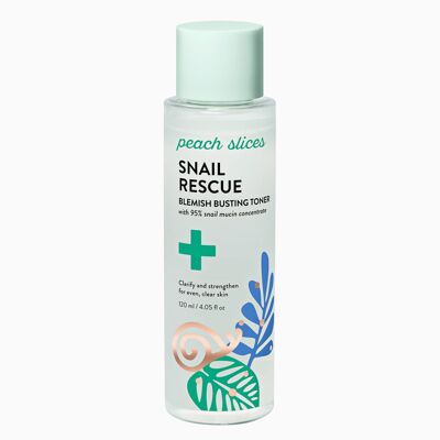 Peach Slices Snail Rescue Blemish Busting Toner 95% Snail Mucin Pore Clean Peach Slices Snail Rescue Blemish Busting Toner 95% Snail Mucin Pore Clean