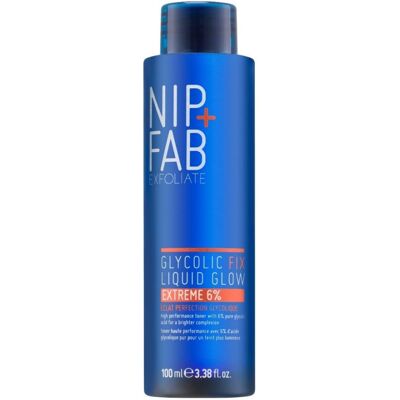 Nip+Fab Nip + Fab Glycolic Acid Fix Liquid Glow Extreme 6% Exfoliator for Face with Hyal Nip+Fab Nip + Fab Glycolic Acid Fix Liquid Glow Extreme 6% Exfoliator for Face with Hyal