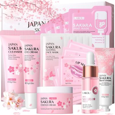 IZBEAUVO Sakura Skin Care Sets & Kits, Girls Pamper Set, Face Care Sets For Women, 20PCS IZBEAUVO Sakura Skin Care Sets & Kits, Girls Pamper Set, Face Care Sets For Women, 20PCS