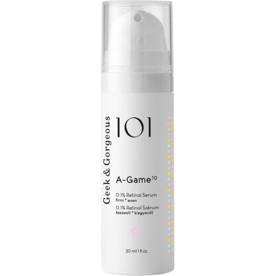 Geek & Gorgeous A-Game 10 0.1% Retinal Serum ? High-Strength, Silky, Lightweight Geek & Gorgeous A-Game 10 0.1% Retinal Serum ? High-Strength, Silky, Lightweight