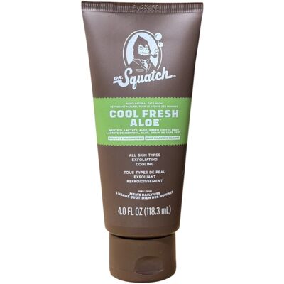 Dr. Squatch Mens Face Wash Cool Fresh Aloe 118ml Dr. Squatch Mens Face Wash Cool Fresh Aloe 118ml