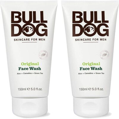 Bulldog Skincare and Grooming For Men Original Face Wash Pack of 2 5 Ounce Bulldog Skincare and Grooming For Men Original Face Wash Pack of 2 5 Ounce