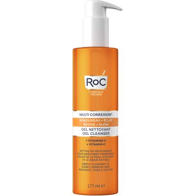RoC Multi Correxion Revive + Glow Gel Cleanser Face Wash with Vitamin C & Glyc RoC Multi Correxion Revive + Glow Gel Cleanser Face Wash with Vitamin C & Glyc