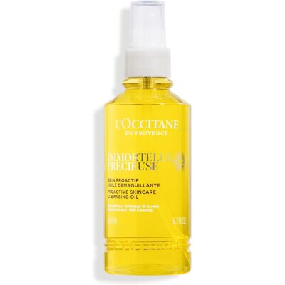 L'OCCITANE Immortelle Precious Cleansing Oil 200ml Vegan & 95% Readily Biodegr L'OCCITANE Immortelle Precious Cleansing Oil 200ml Vegan & 95% Readily Biodegr