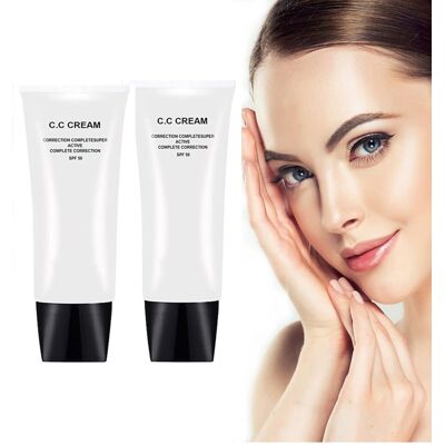 Unbranded CC Cream SPF 50 Colour Correcting for Mature Skin, Self Adjusting Natural Shade, Unbranded CC Cream SPF 50 Colour Correcting for Mature Skin, Self Adjusting Natural Shade,