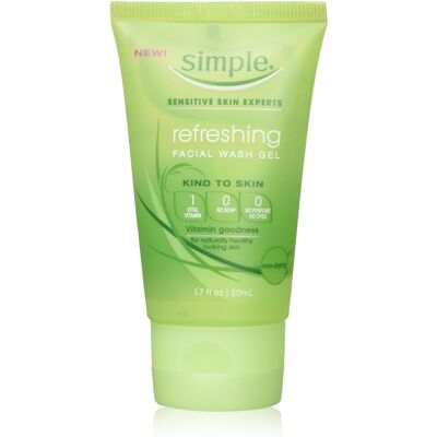 Simple Refreshing Facial Wash Gel 1.7Oz (3 Pack) Simple Refreshing Facial Wash Gel 1.7Oz (3 Pack)