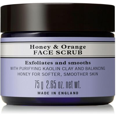 Neal's Yard Remedies Honey & Orange Face Scrub, Gentle Face Exfoliator, Removes Neal's Yard Remedies Honey & Orange Face Scrub, Gentle Face Exfoliator, Removes