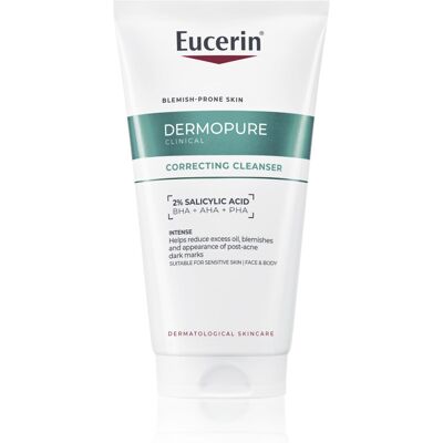 Eucerin Dermopure Clinical Correcting Cleanser 150ml, Non-Comedogenic Face Wash Eucerin Dermopure Clinical Correcting Cleanser 150ml, Non-Comedogenic Face Wash
