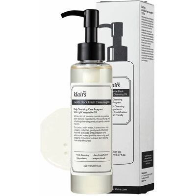 Dear Klairs Gentle Black Fresh Cleansing Oil 150ml Dear Klairs Gentle Black Fresh Cleansing Oil 150ml