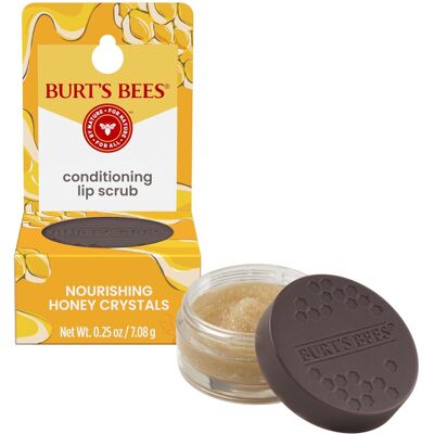 Burts Bees Conditioning Honey Lip Scrub, Exfoliates & Conditions Dry Lips, with Burts Bees Conditioning Honey Lip Scrub, Exfoliates & Conditions Dry Lips, with