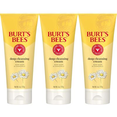 Burts Bees Face Wash, Deep Facial Cleansing Cream, College Back to School Dorm Burts Bees Face Wash, Deep Facial Cleansing Cream, College Back to School Dorm