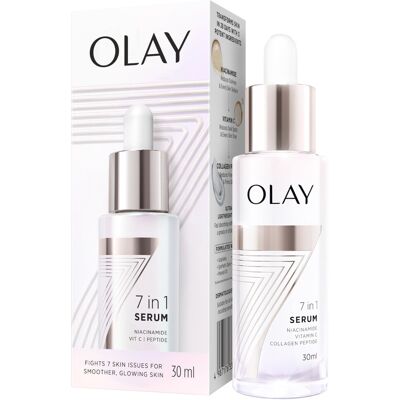 Olay 7In1 Ultra-Light Face Serum Niacinamide, Vitamin C, Collagen Peptides F Olay 7In1 Ultra-Light Face Serum Niacinamide, Vitamin C, Collagen Peptides F