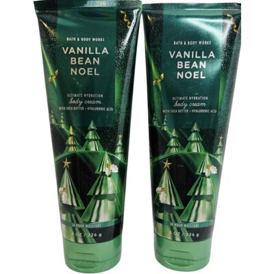 Bath & Body Works Women's Vanilla Bean Noel Ultimate Hydration Body Cream 8 Ounc Bath & Body Works Women's Vanilla Bean Noel Ultimate Hydration Body Cream 8 Ounc