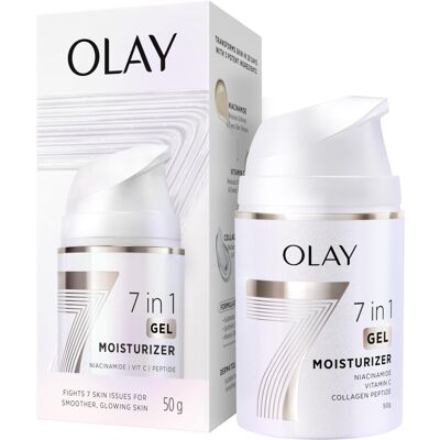 Olay 7In1 Ultra-Light Gel Moisturizer Niacinamide, Vitamin C, Collagen Peptide Olay 7In1 Ultra-Light Gel Moisturizer Niacinamide, Vitamin C, Collagen Peptide