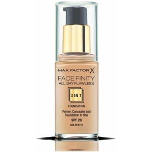 Max Factor Facefinity 3-in-1 All Day Flawless Foundation, SPF 20, Golden 75, 30 Max Factor Facefinity 3-in-1 All Day Flawless Foundation, SPF 20, Golden 75, 30