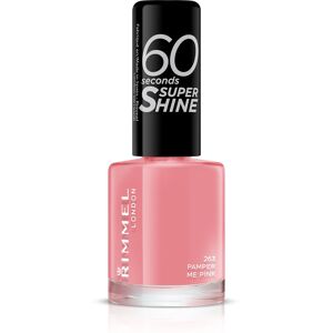 Rimmel London Super Shine 60 Seconds Nail Polish - 263 Pamper Me Pink Rimmel London Super Shine 60 Seconds Nail Polish - 263 Pamper Me Pink