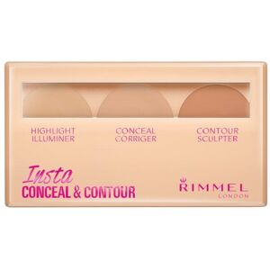 Rimmel London Rimmel Insta Conceal and Contour Palette 8.4g Medium / Moyen #020 Rimmel London Rimmel Insta Conceal and Contour Palette 8.4g Medium / Moyen #020