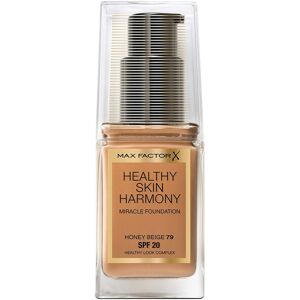 Max Factor Healthy Skin Harmony Miracle Foundation SPF20 30ml Honey Beige #79 Max Factor Healthy Skin Harmony Miracle Foundation SPF20 30ml Honey Beige #79